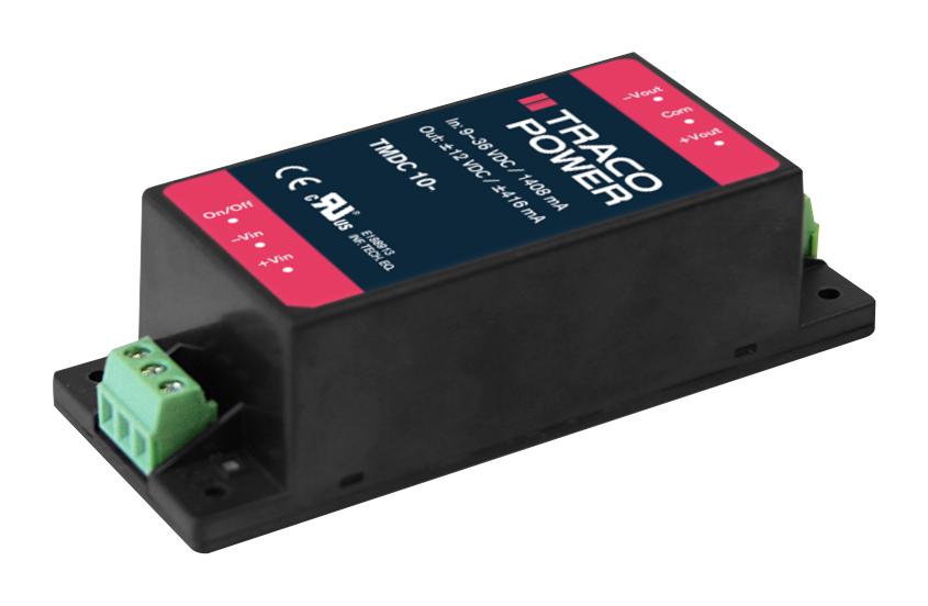 TMDC 10-7225H DC-DC CONVERTER, 2 O/P, 10W TRACO POWER