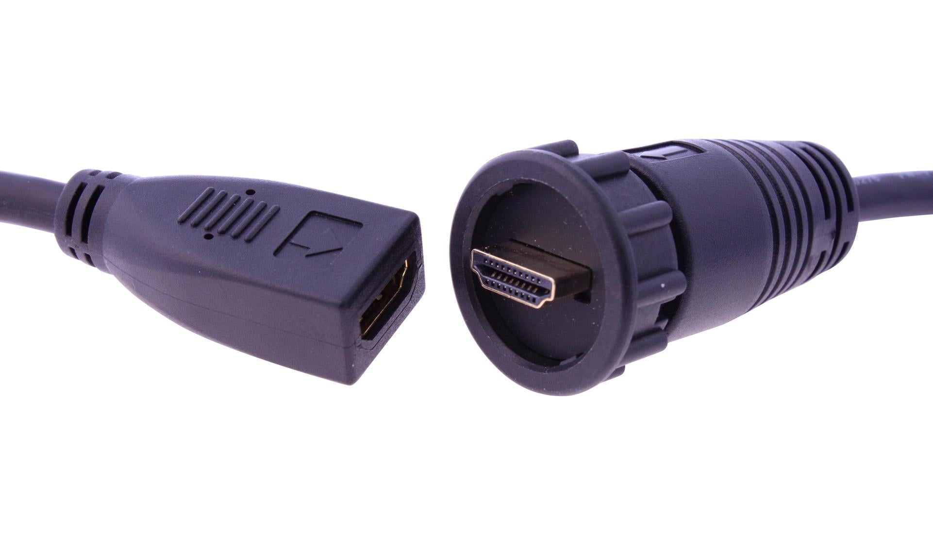 MP002464 CABLE, C4 PANEL HDMI RCPT-HDMI RCPT/0.3M MULTICOMP PRO