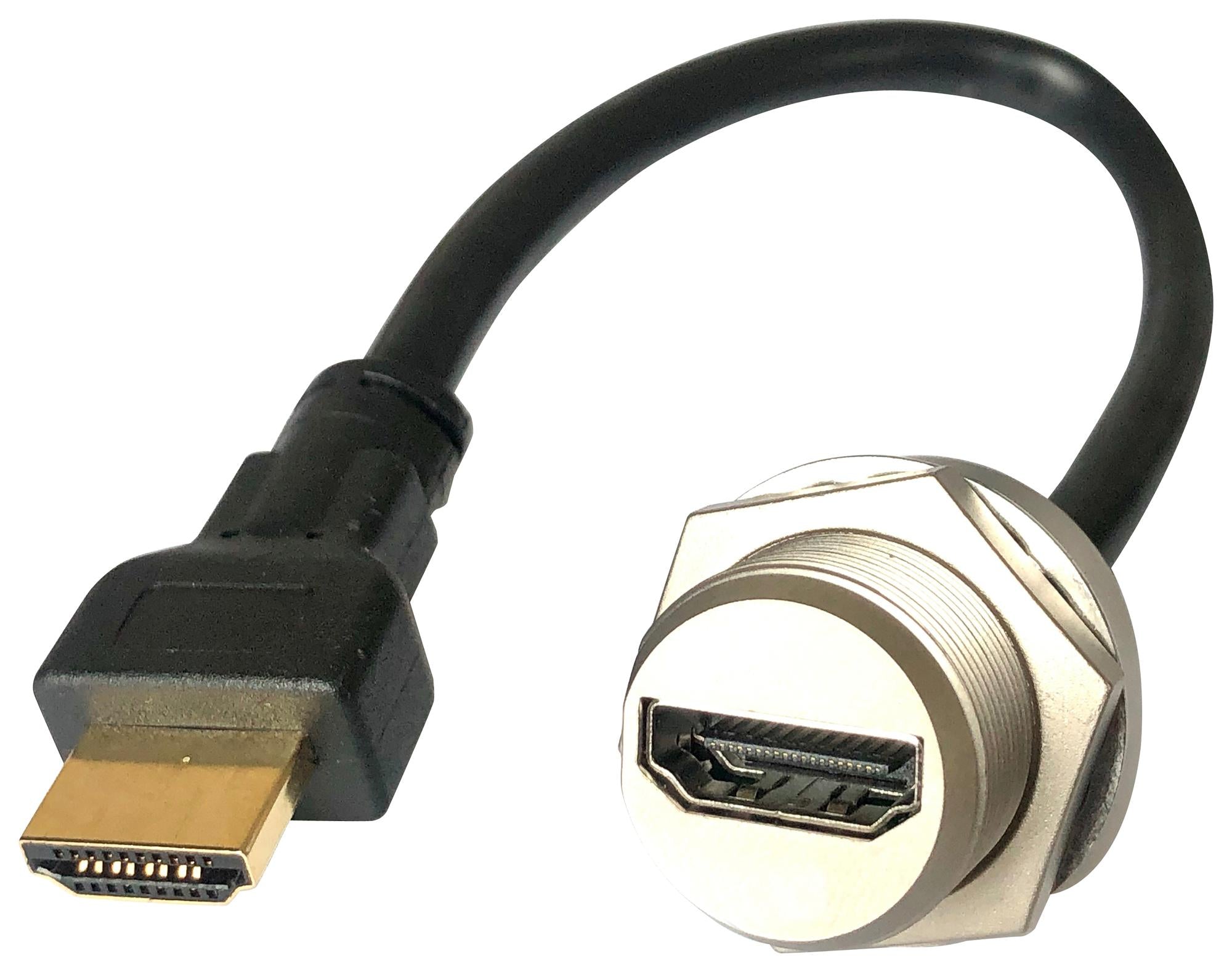 MP002471 CABLE, C3 PANEL HDMI RCPT-HDMI PLUG/0.3M MULTICOMP PRO