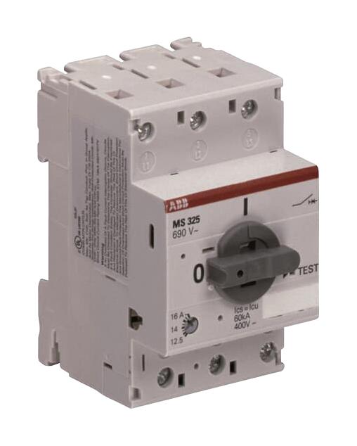 1SAM150000R1006 MOTOR STARTER, 3-PH, 0.55KW, 1.6A, 690V ABB