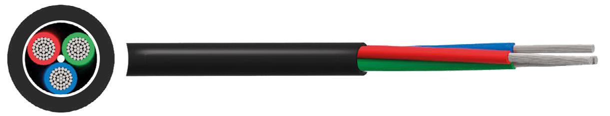 MP002321 UNSHLD FLEX CABLE, 9CORE, 0.055MM2, 100M MULTICOMP PRO