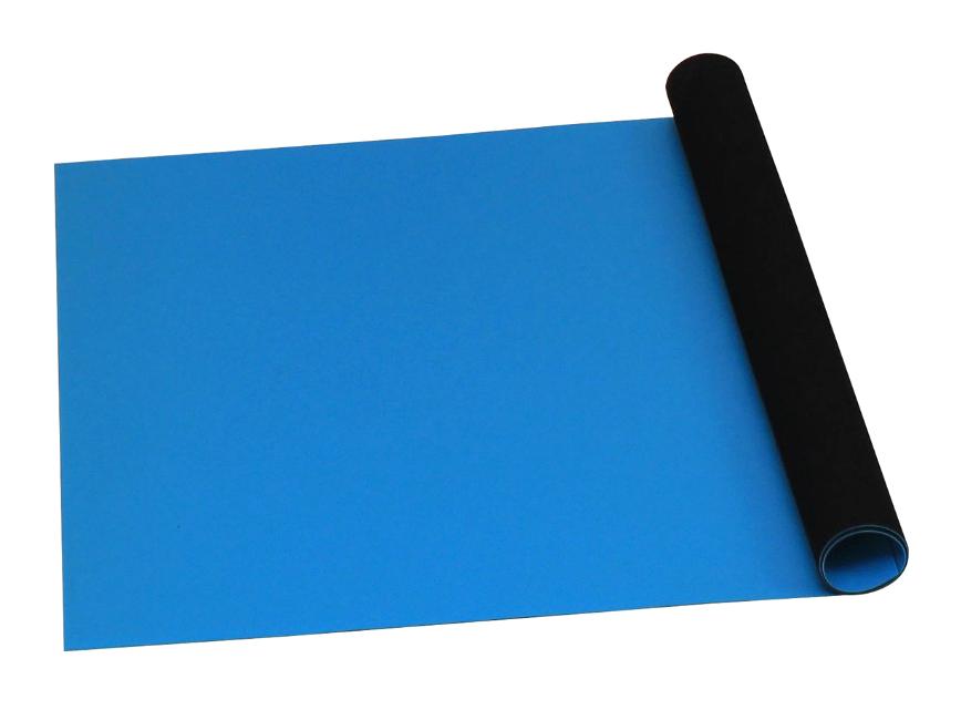 66401 MAT ROLL, RUBBER, BLUE, 40' X 30" DESCO EUROPE (FORMERLY VERMASON)