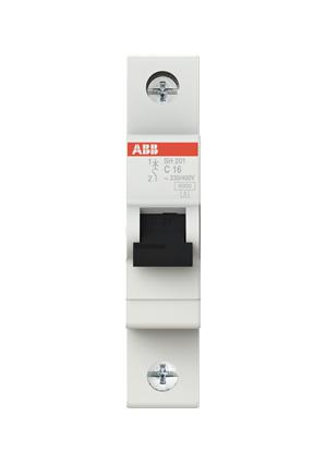 2CDS211001R0164 MCB, THERMAL, 1POLE, 16A, 400V ABB