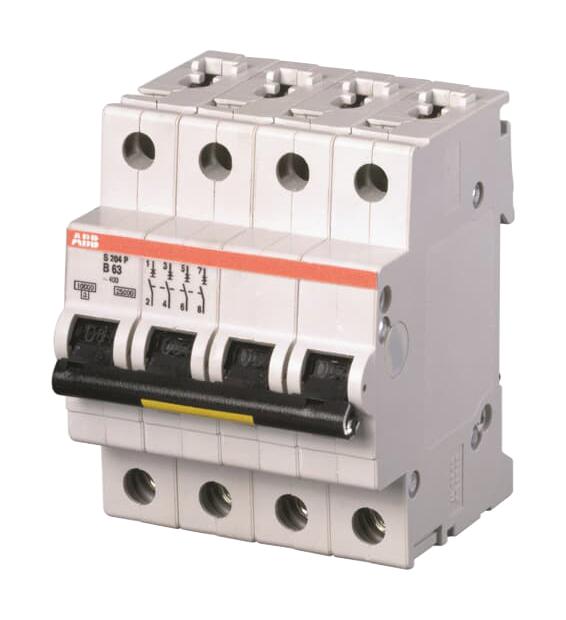 2CDS284001R0487 MCB, THERMAL, 4POLE, 20A, 400V ABB