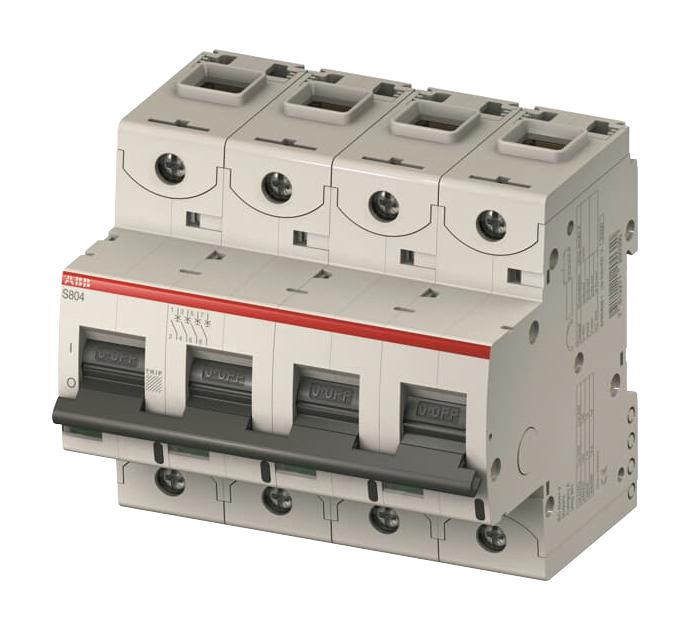 2CCS884001R0804 S804C-C80 4P MCB C80A 25KA ABB