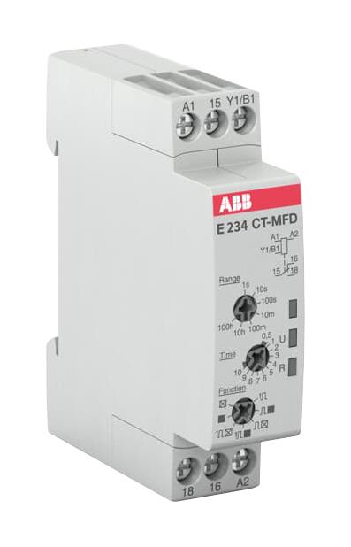 CT-MFD.12 ANALOGUE TIMER, 0.05S-100H, SPDT ABB