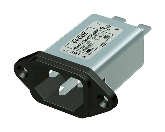 B84771M3006A000 IEC INLET FILTER, MEDICAL, 250V, 6A EPCOS