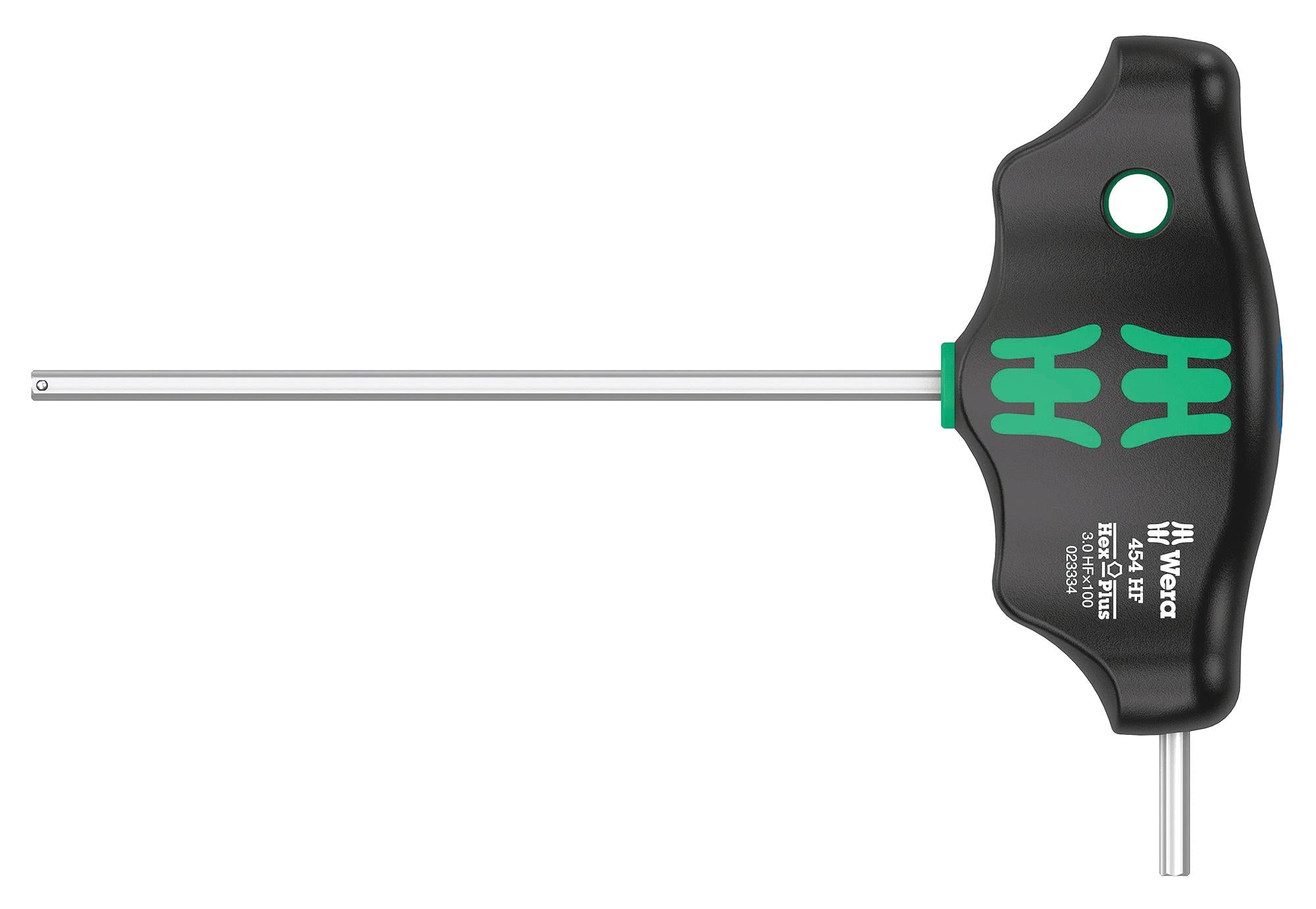 454 HEX-PLUS HF 3 X 100 MM HF T-HANDLE HEX SCREWDRIVER, 3MM, 138MM WERA