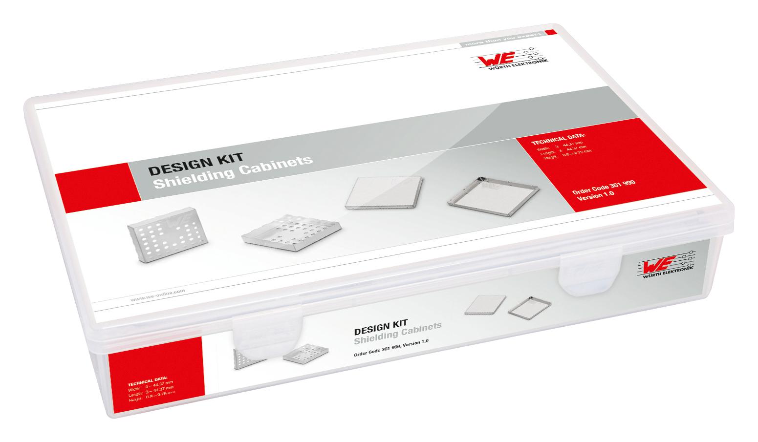 361999 SHIELDING CABINET ASSORTMENT WURTH ELEKTRONIK