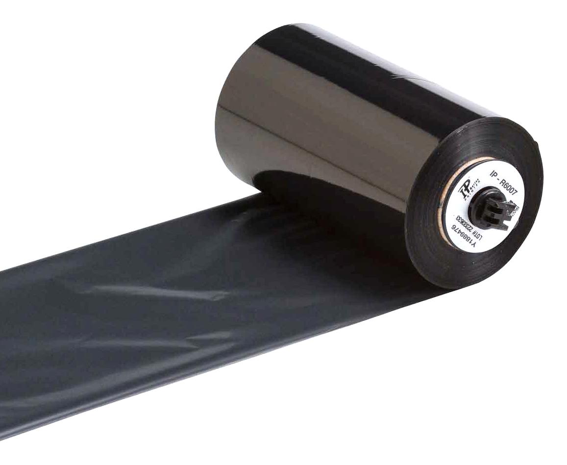 IP-R6007 PRINTER RIBBON, BLACK INK, POLYESTER BRADY
