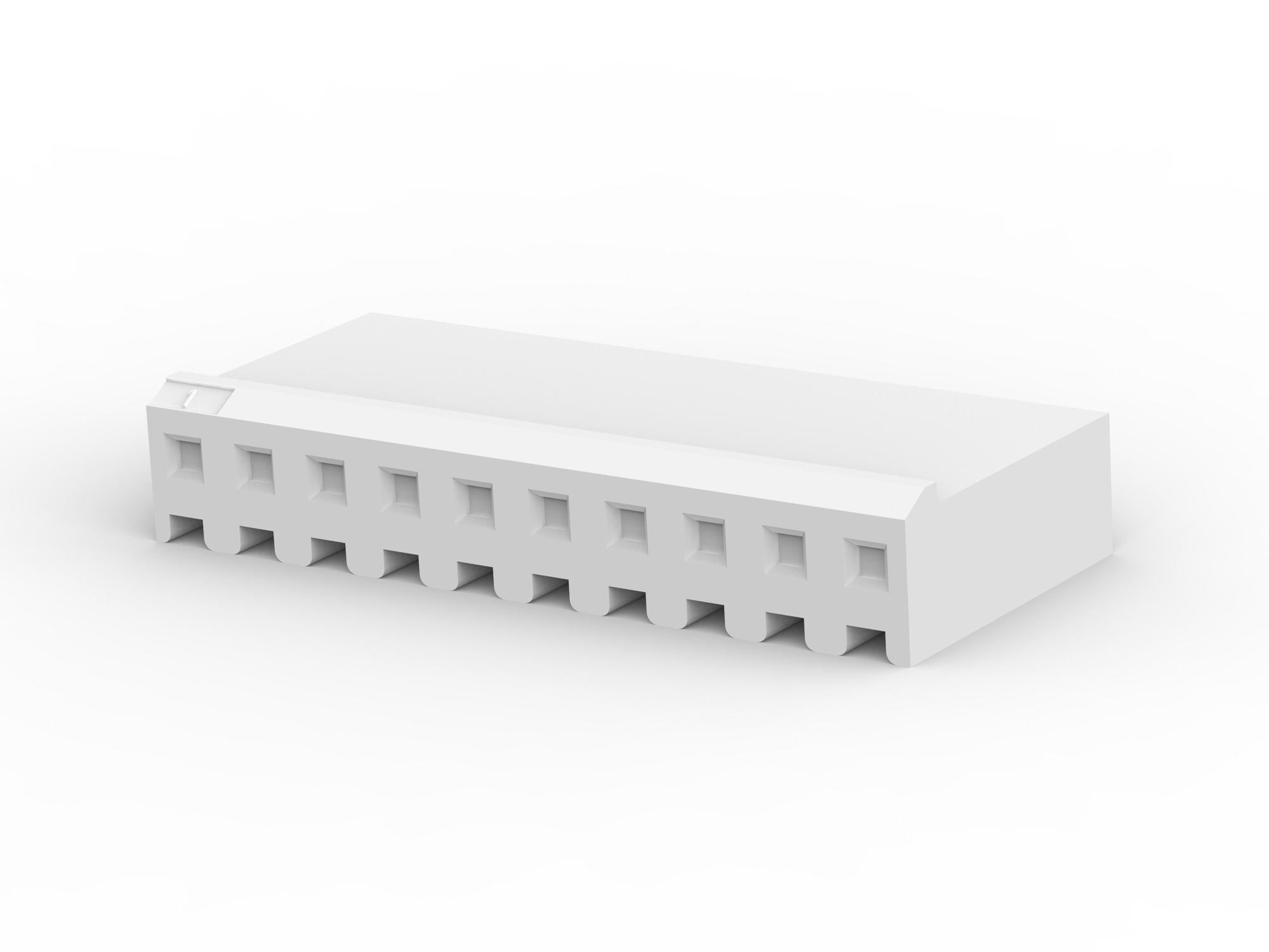 1-640250-0 WTB HOUSING, RCPT, 10POS, 1ROW, 3.96MM AMP - TE CONNECTIVITY