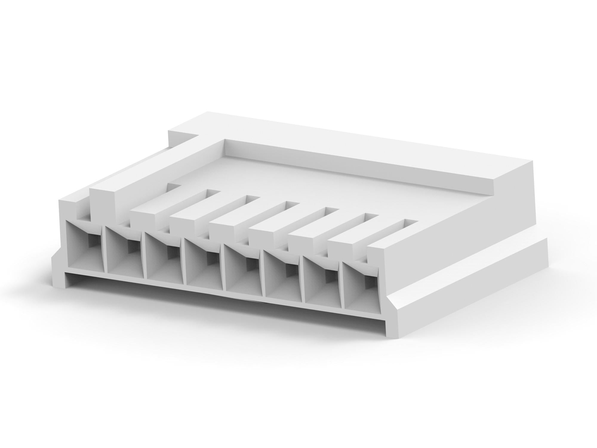 171822-8 WTB HOUSING, RCPT, 8POS, 1ROW, 2.5MM AMP - TE CONNECTIVITY