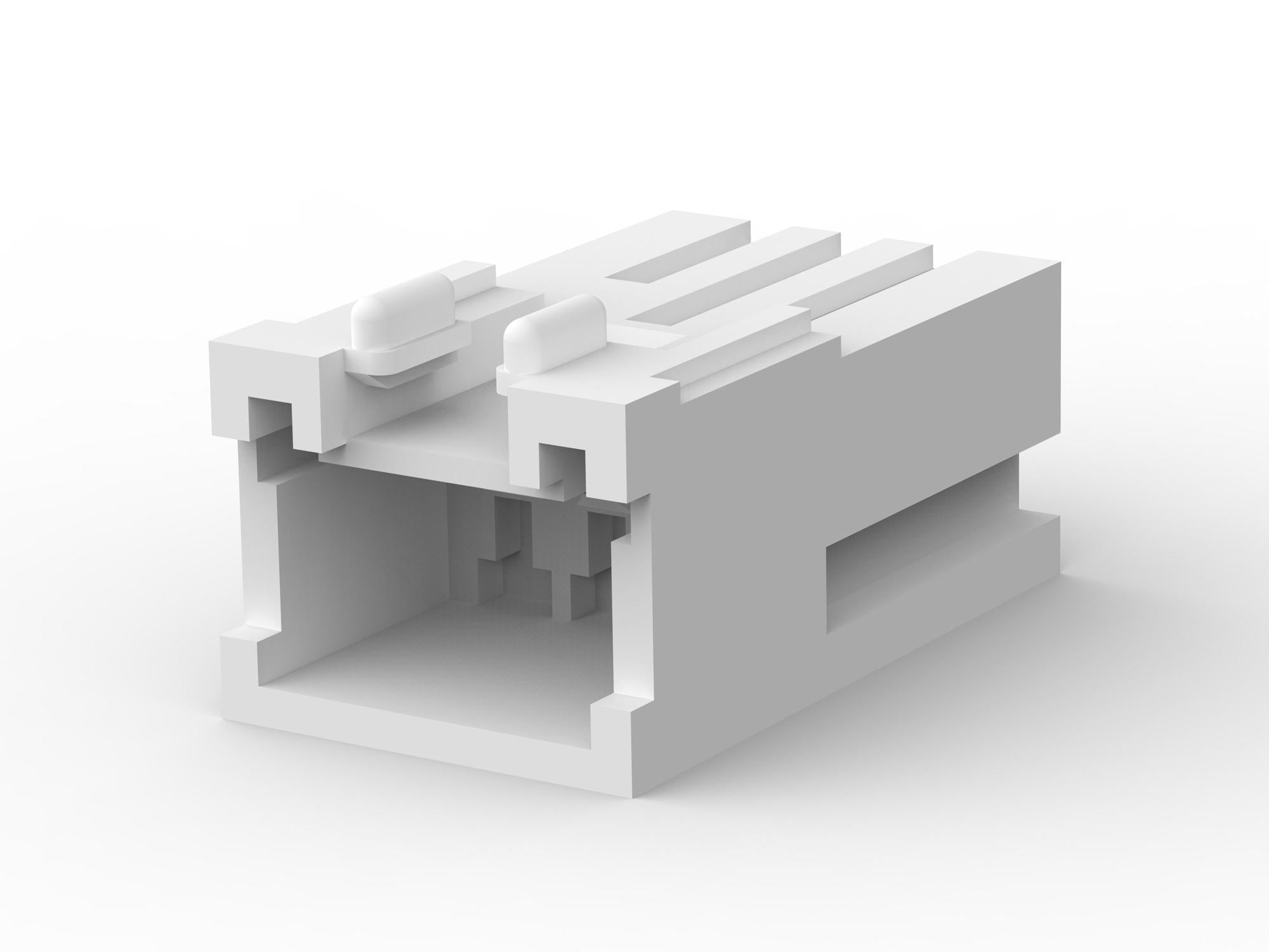 316087-1 WTB HOUSING, RCPT, 3POS, 1ROW, 2.5MM TE CONNECTIVITY