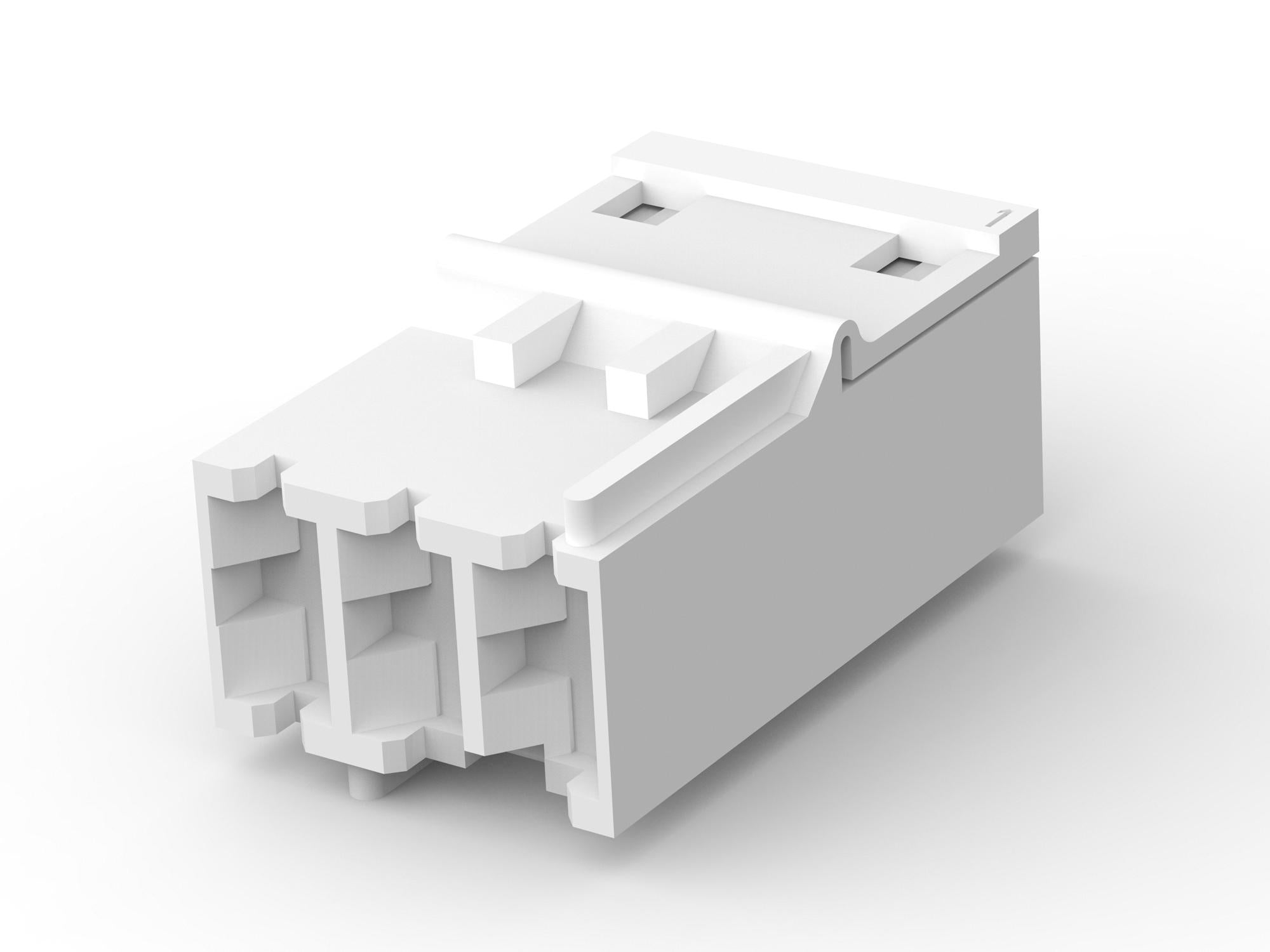 928343-3 HOUSING, RCPT, 3POS, 1ROW, 5MM AMP - TE CONNECTIVITY