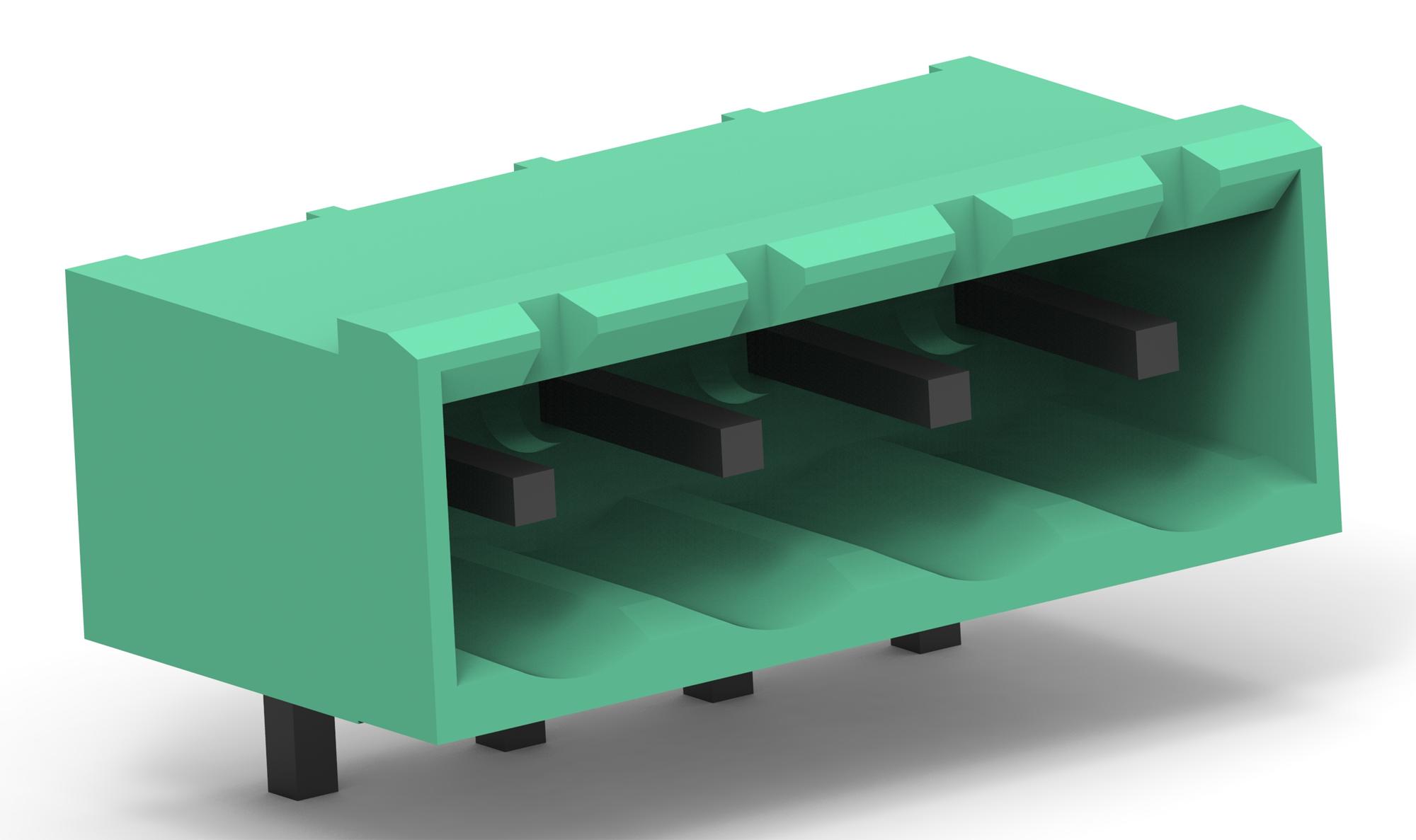 796638-3 TERMINAL BLOCK, HEADER, 3POS, TH BUCHANAN - TE CONNECTIVITY