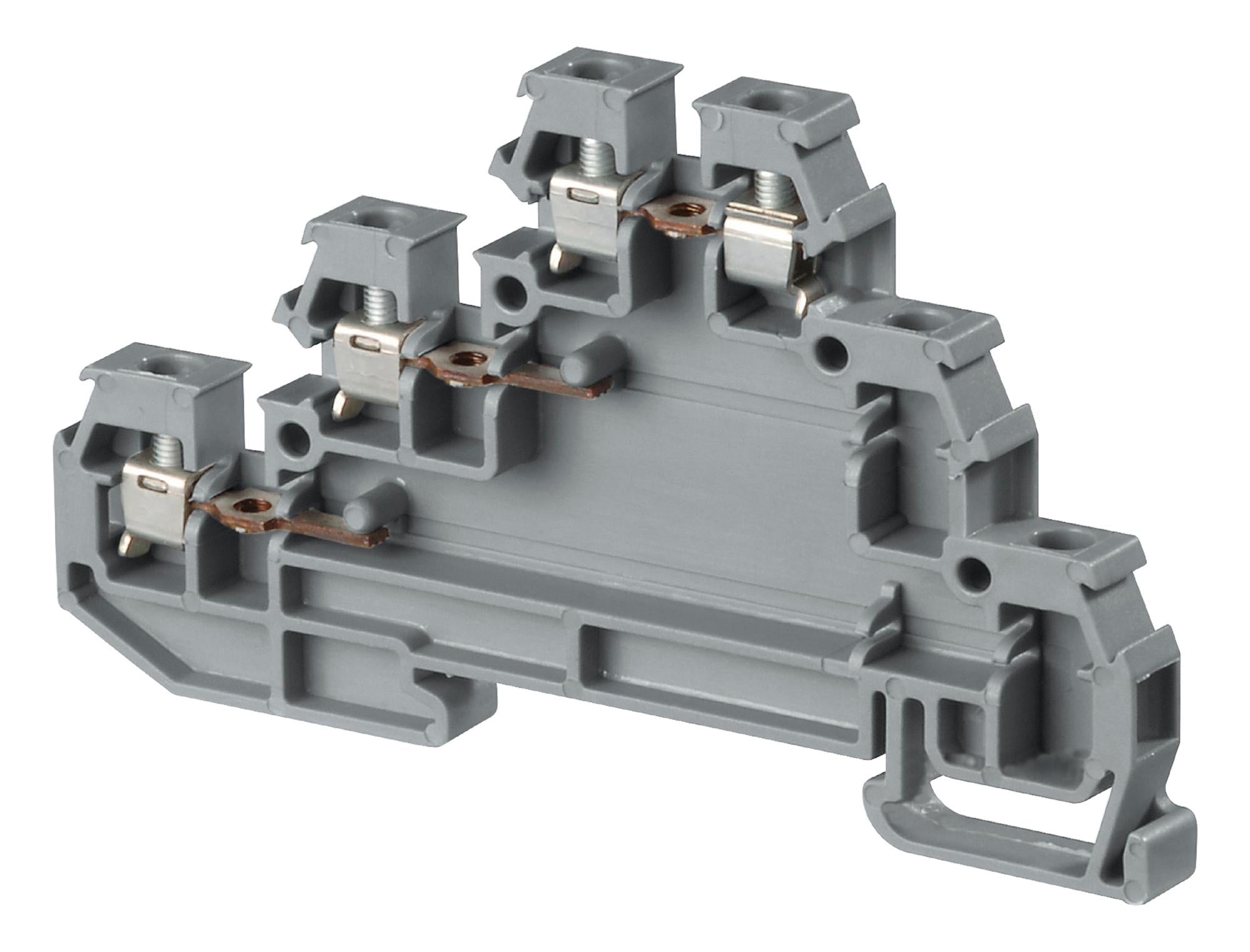 1SNA115542R1200 TERMINAL BLOCK, DIN RAIL, 4POS, 12AWG TE CONNECTIVITY