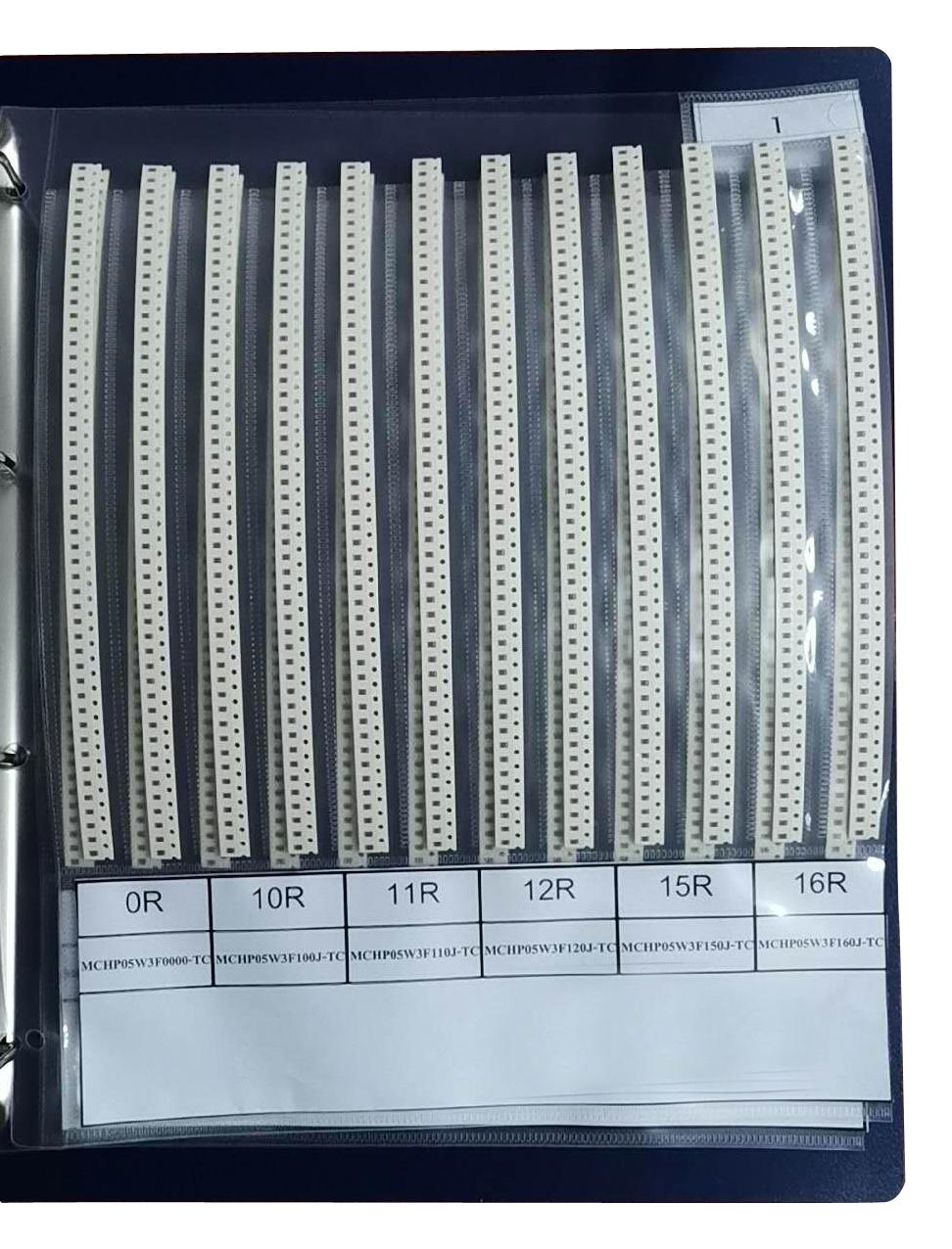 MP003365 RES KIT, 0R-1M, 0.25W, 1%, 1206, 9900PC MULTICOMP PRO