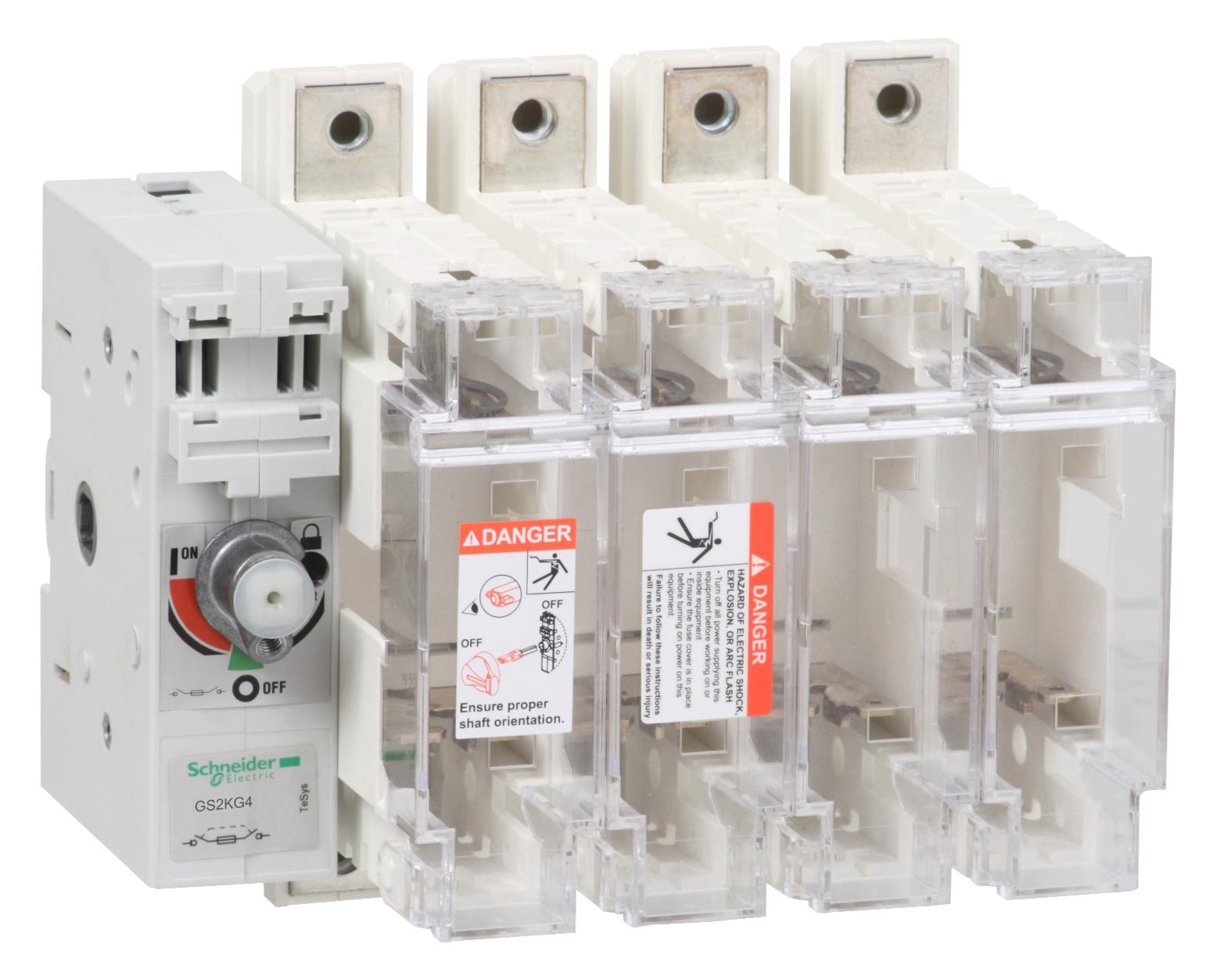 GS2KG4 FUSE DISCONNECT SW. 4X 125A 22X58 SCHNEIDER ELECTRIC
