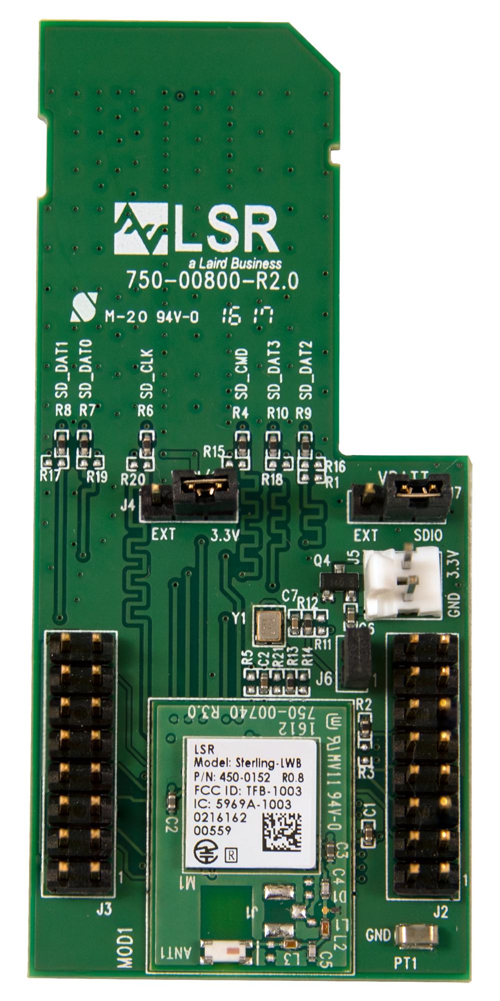 450-0155 STERLING-LWB DEV BRD, BLUETOOTH AND WIFI LAIRD CONNECTIVITY