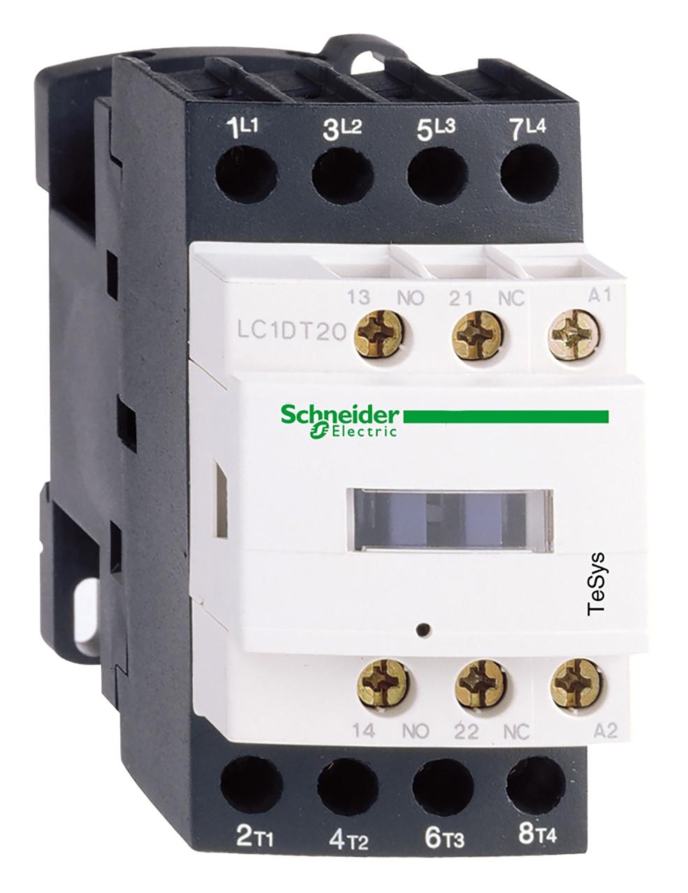 LC1D128G7 CONT 25A 4PL 2NO+2NC 120V50/60HZ SCHNEIDER ELECTRIC