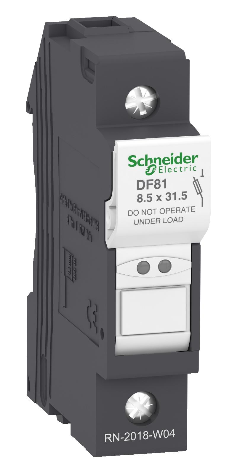 DF81 CARTRIDGE FUSE HOLDER, 25A, 1P, 400VAC SCHNEIDER ELECTRIC