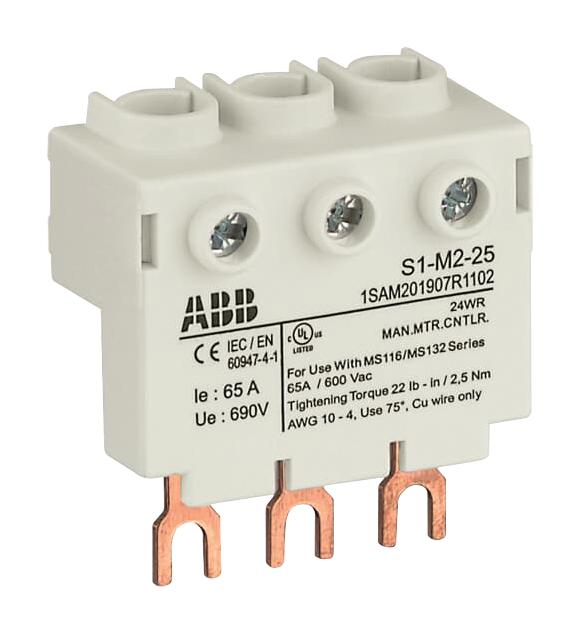 1SAM201907R1102 S1-M2-25 3-PHASE POWER INFEED BLOCK ABB