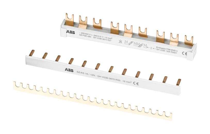GHV0360875R0010 SZ-PSB92N BUSBAR 2 POLES & AUX 65A ABB