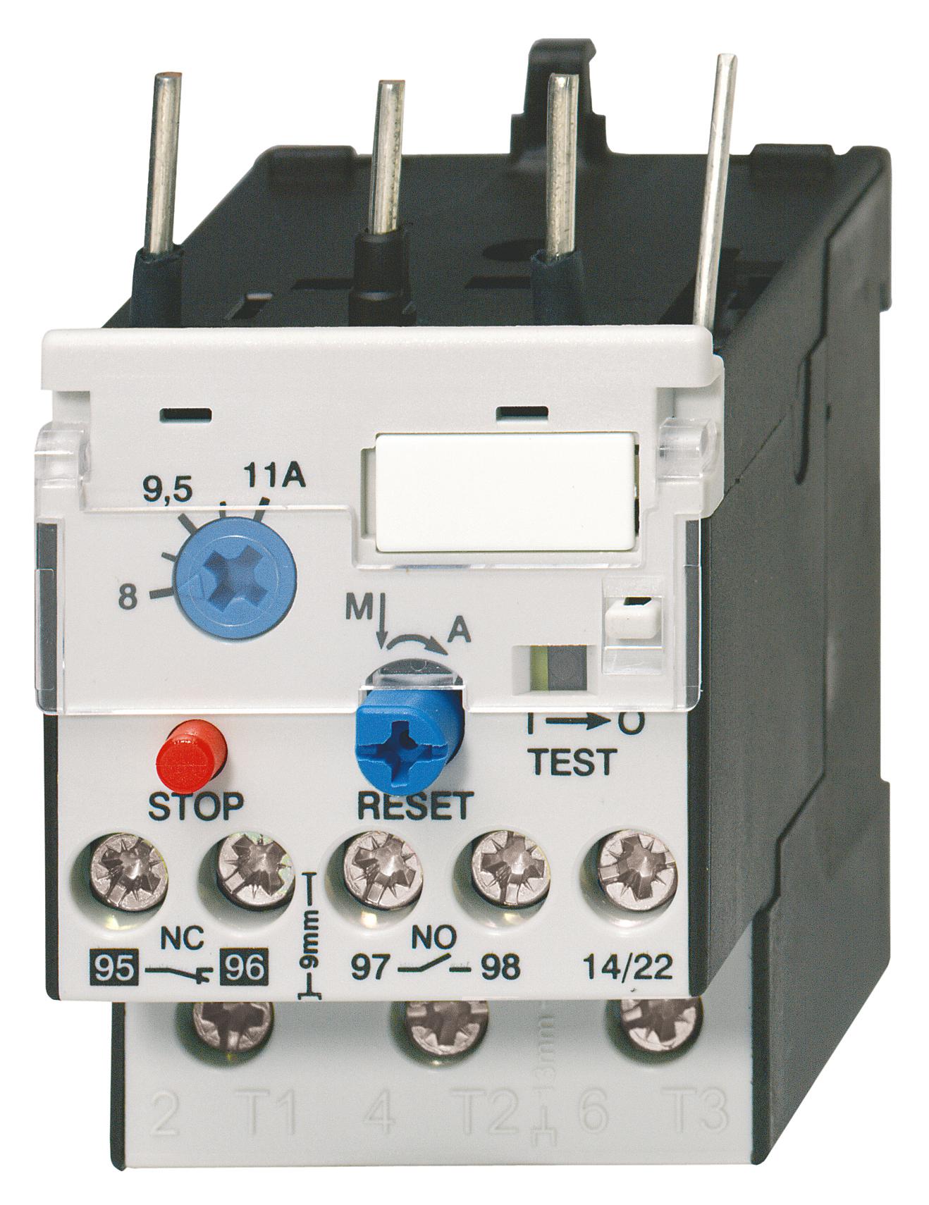 J7TKN-B-9 THERMAL OVERLOAD RELAY, 6A-9A, 690VAC OMRON