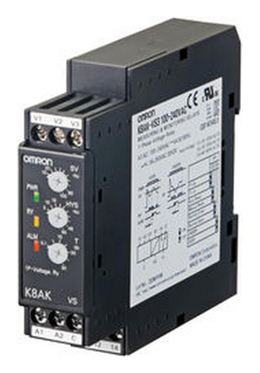 K8AK-VS3 24VAC/DC VOLTAGE SENSING RLY, SPDT, 5A, 250VAC OMRON