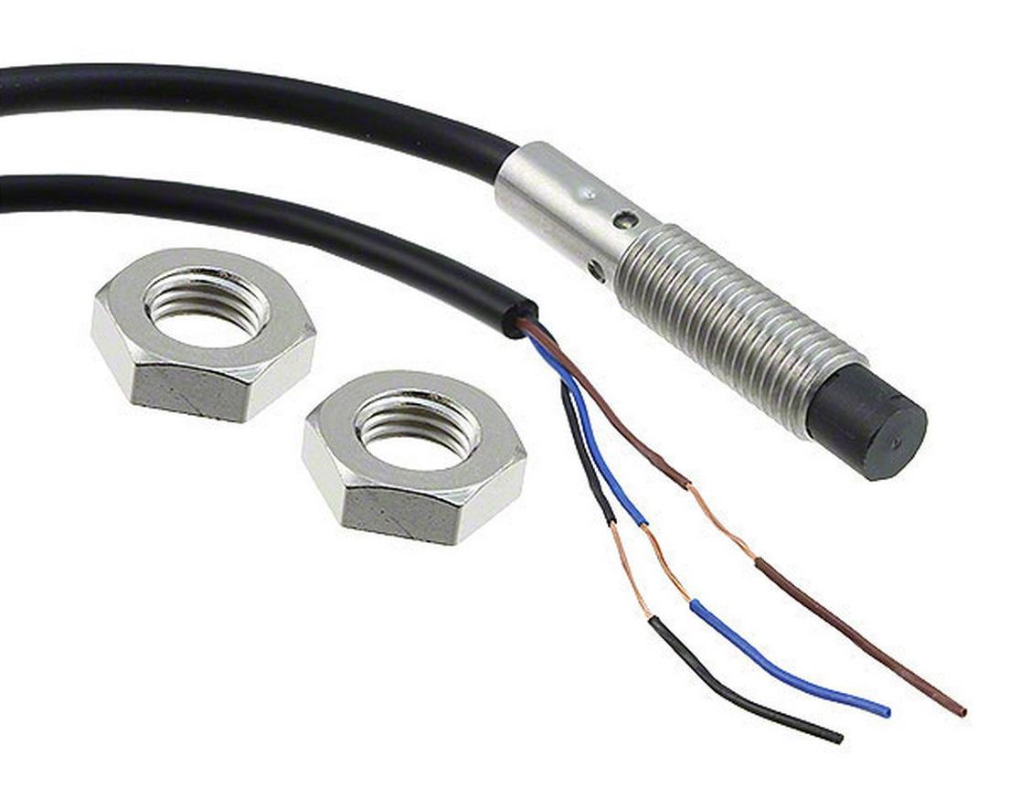 E2B-S08KN04-WP-B2 2M PROXIMITY SENSOR, PNP/SPST-NC, 4MM, M8 OMRON
