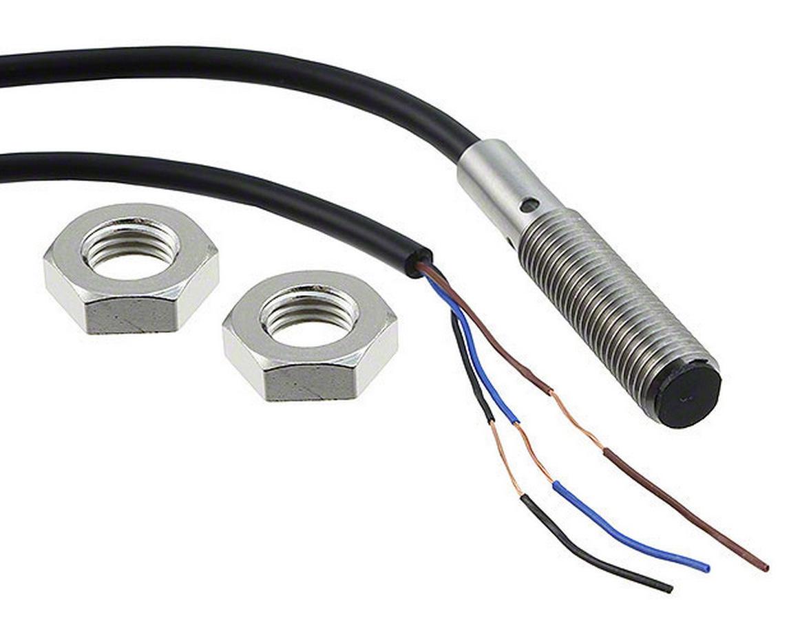 E2B-S08KS02-WP-C2 2M PROXIMITY SENSOR, NPN/SPST-NC, 2MM, M8 OMRON