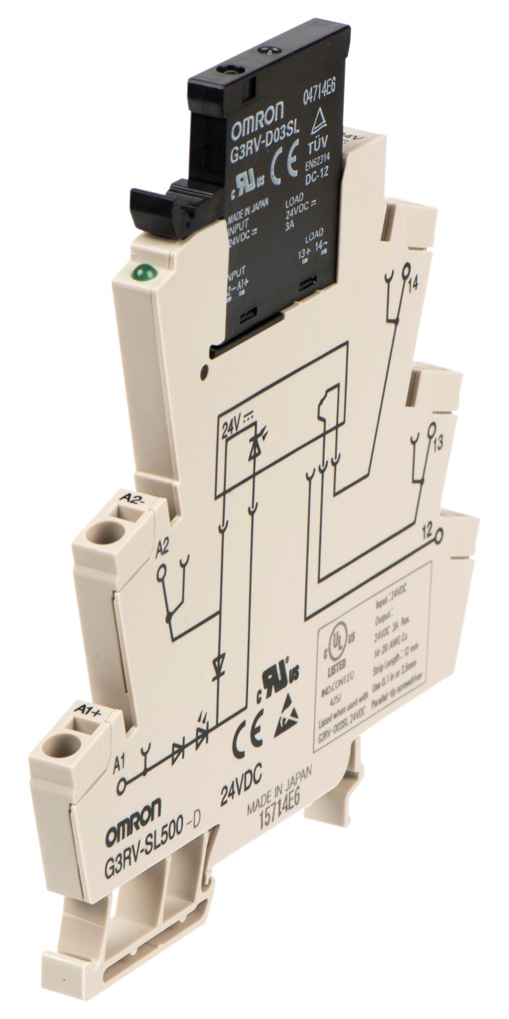 G3RV-SL500-A 24VAC/VDC SOLID STATE RELAYS OMRON