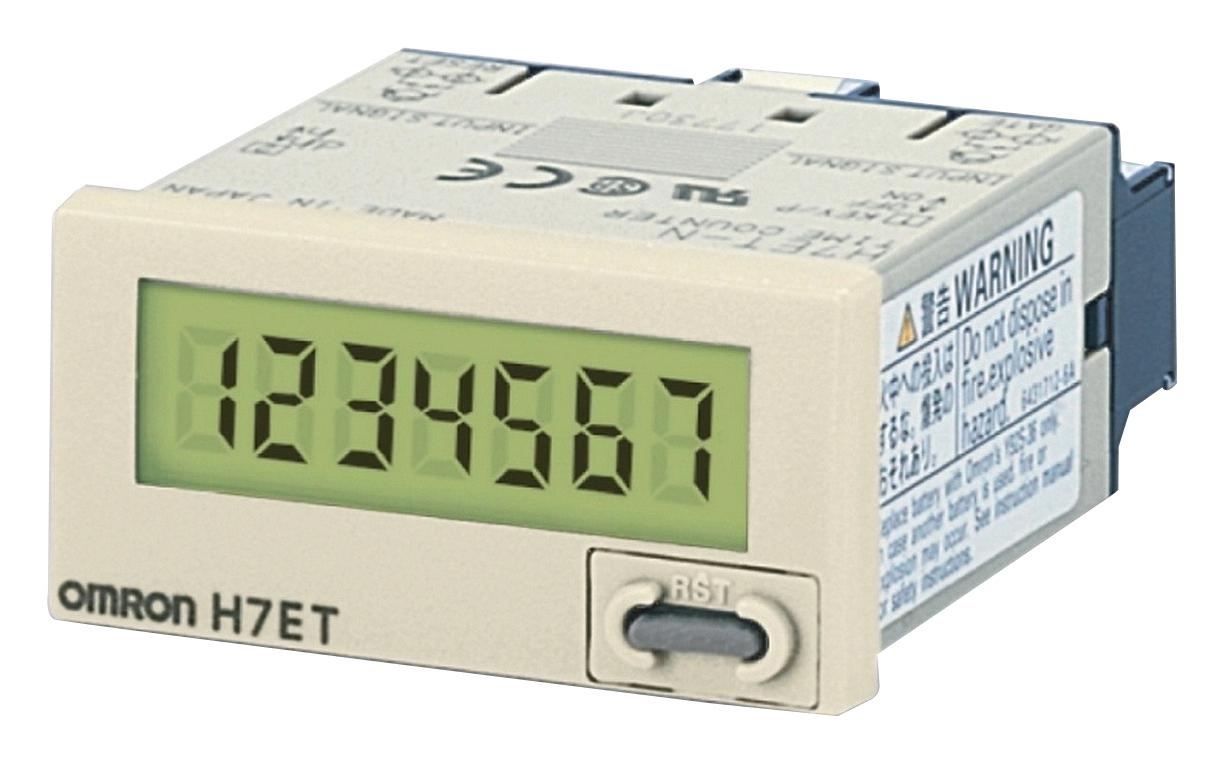 H7ET-NV-H TOTALIZER, 0S TO 3999D23.9H, 7DIGIT, 30V OMRON