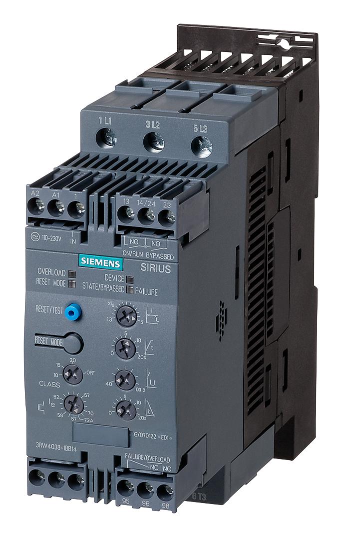 3RW4038-1BB14 MOTOR STARTER CONTROLLER SIEMENS