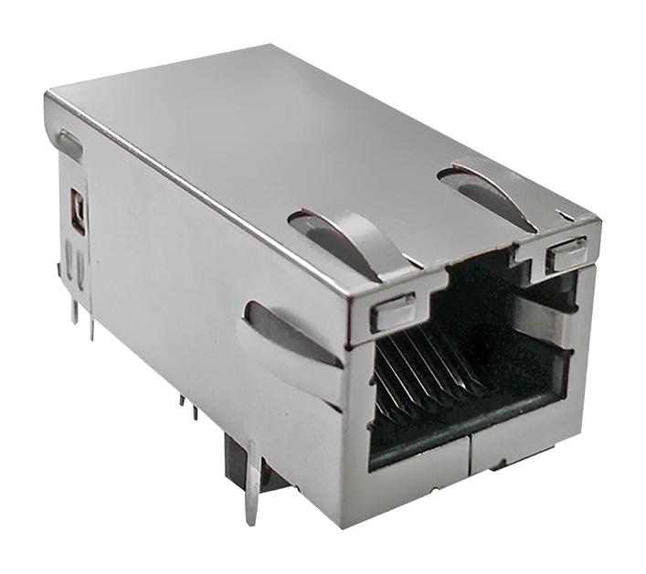 2250477-1 RJ45 CONN, R/A JACK, 8P8C, 1PORT, SHLD TRP CONNECTOR/BEL