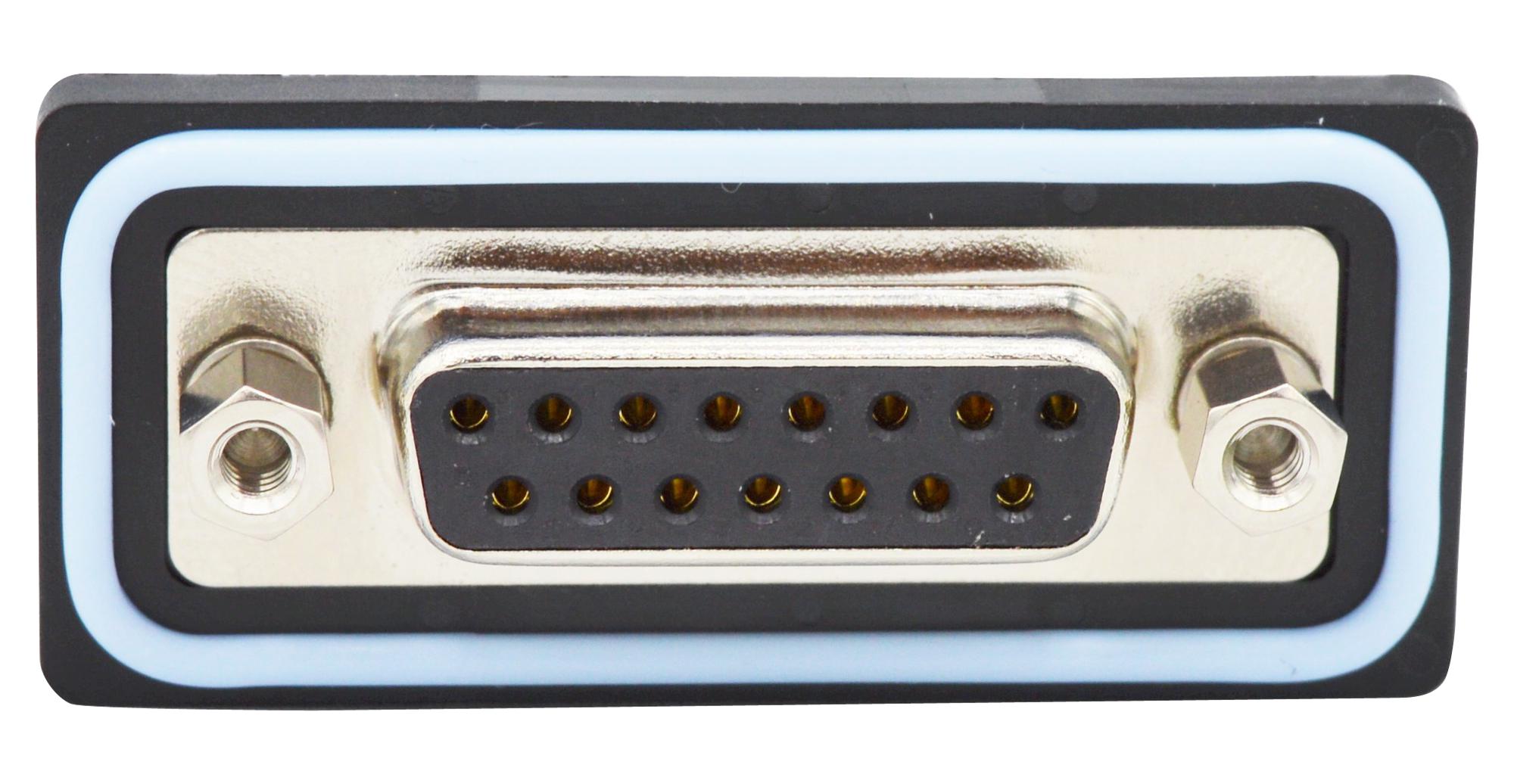 SDF-V15-213L052 D SUB CONN, RCPT, DA, 15POS, SOLDER NORCOMP