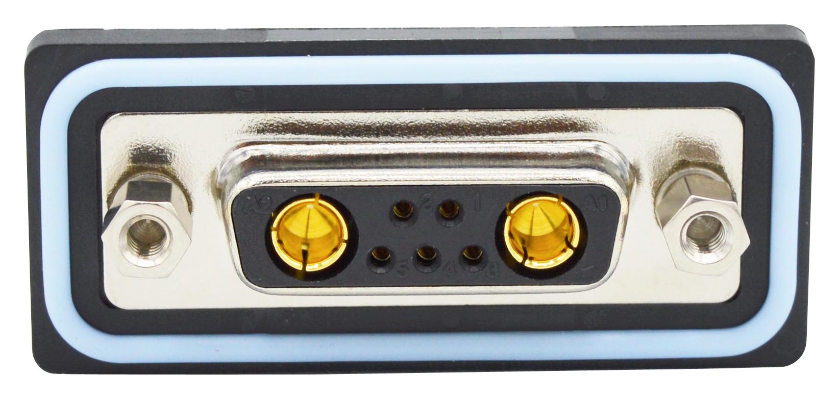 CDFS7W2203L211 COMBO D-SUB CONN, RCPT, DA-7W2, PANEL NORCOMP