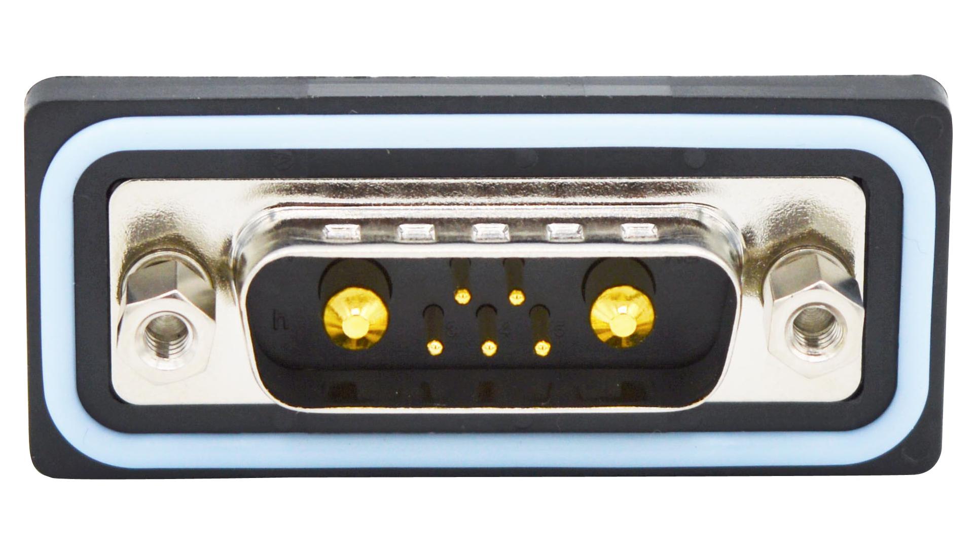 CDFV7W2113L411 COMBO D-SUB CONN, PLUG, DA-7W2, SOLDER NORCOMP