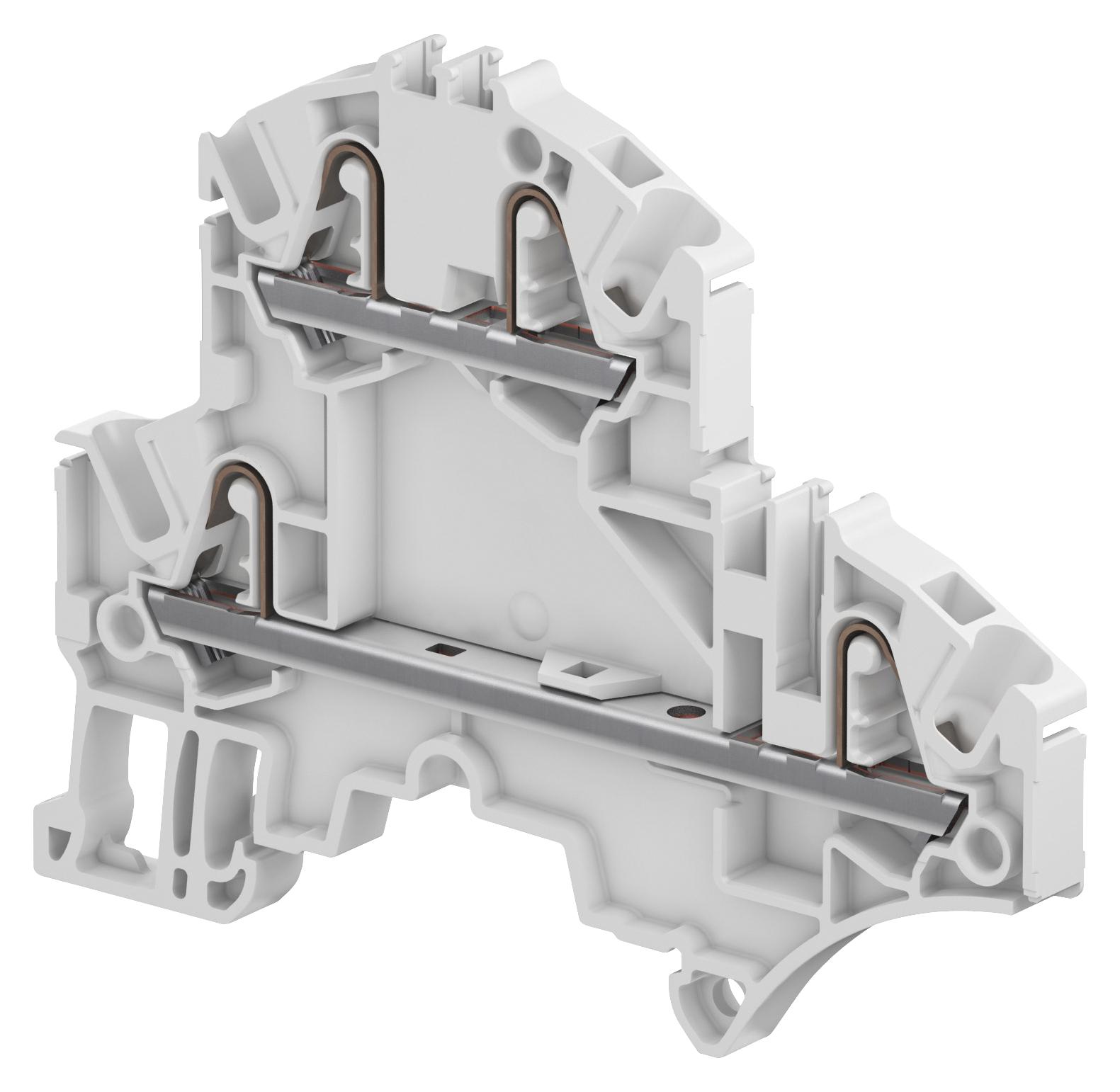 1SNK705210R0000 TERMINAL BLOCK, DIN-RAIL, 4POS, 12AWG ENTRELEC - TE CONNECTIVITY