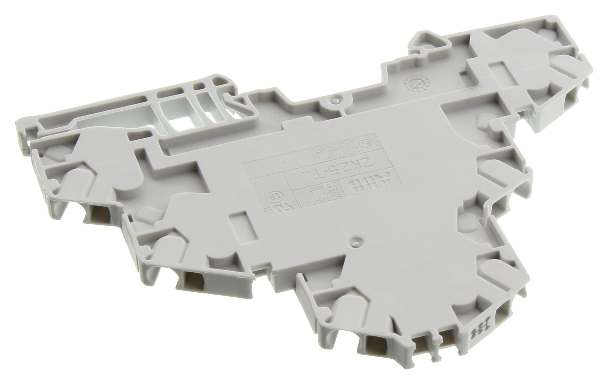 1SNK705511R0000 TERMINAL BLOCK, DINRAIL, 6POS, 12AWG ENTRELEC - TE CONNECTIVITY