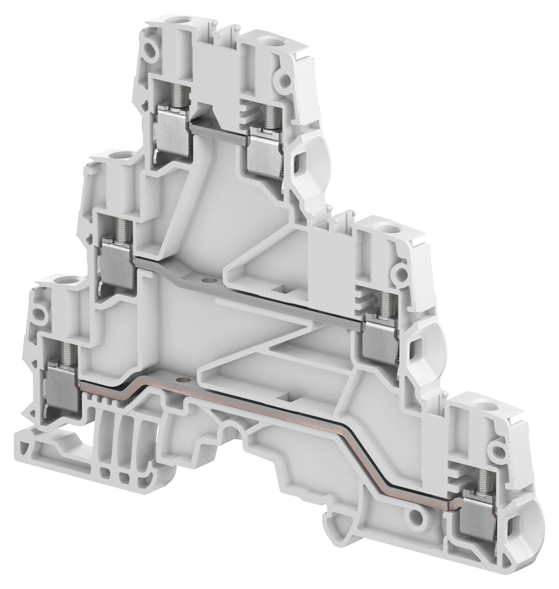 1SNK505212R0000 TERMINAL BLOCK, DIN-RAIL, 6POS, 12AWG ENTRELEC - TE CONNECTIVITY