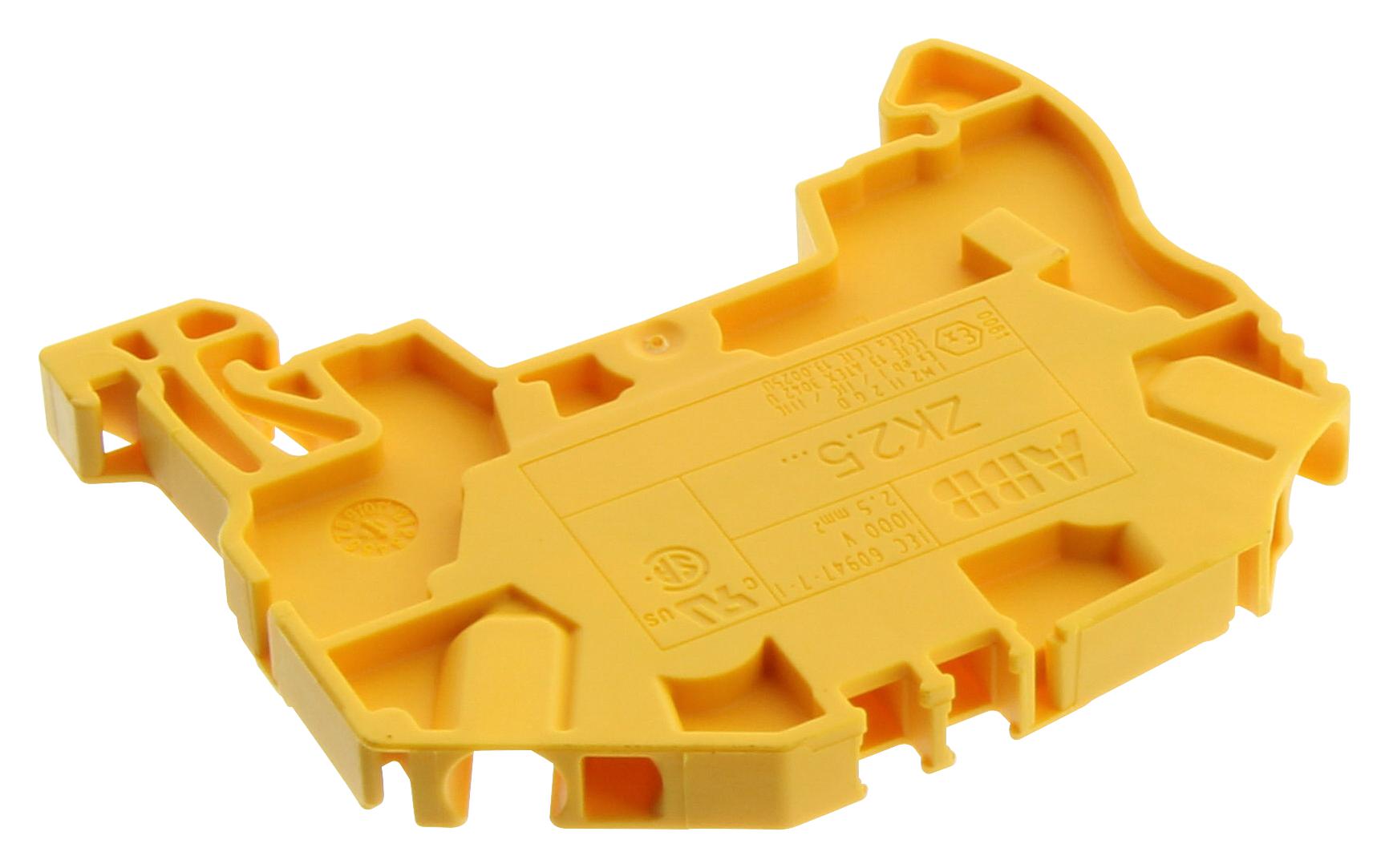 1SNK705060R0000 TERMINAL BLOCK, DINRAIL, 2POS, 12AWG ENTRELEC - TE CONNECTIVITY