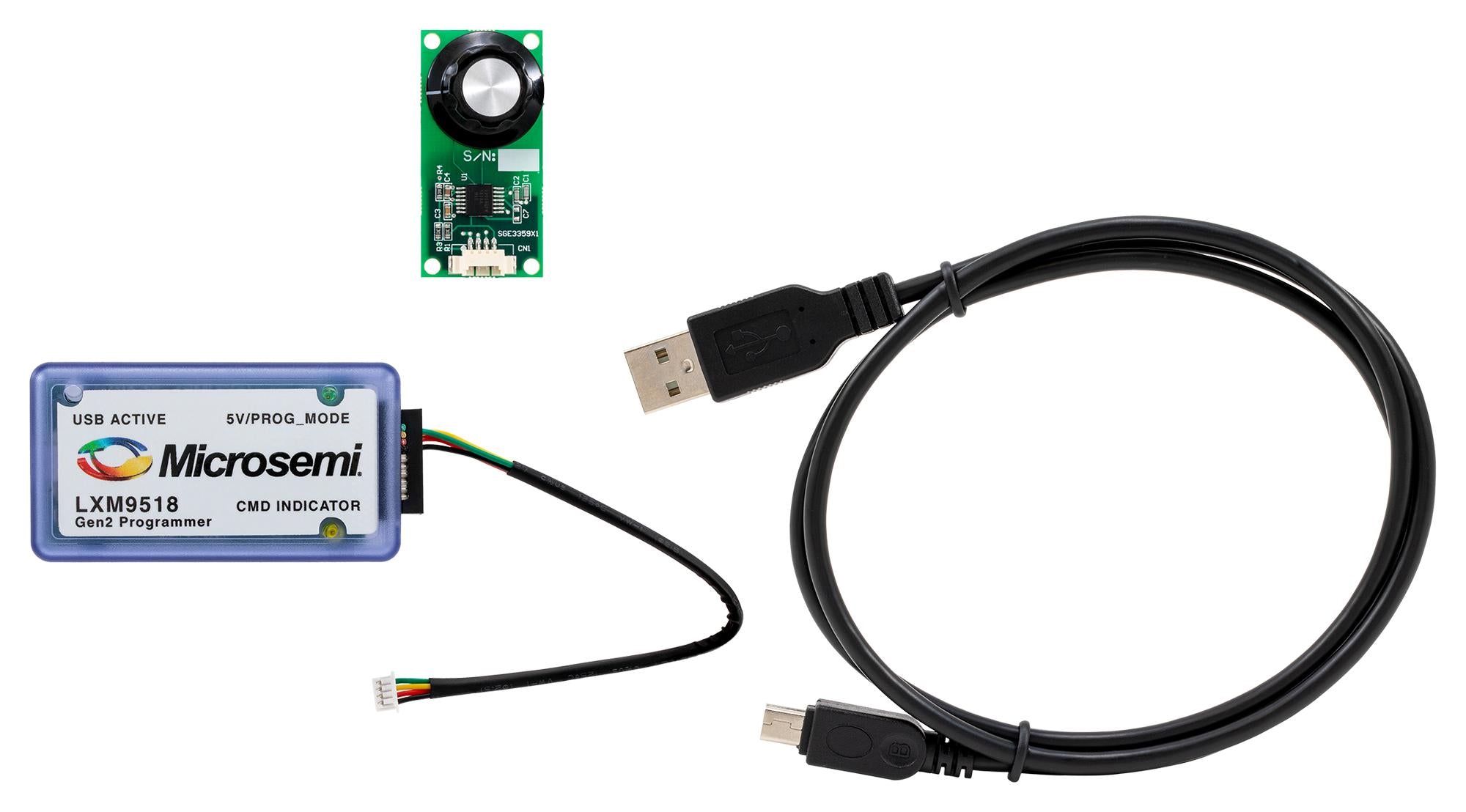 LXK3302AR001 EVAL BOARD, INDUCTIVE POSITION SENSOR MICROCHIP