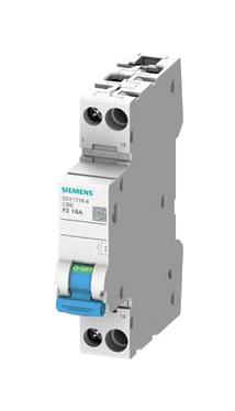 5SY1704-4 THERMAL MAG CKT BREAKER, 1P, 4A, 230VAC SIEMENS