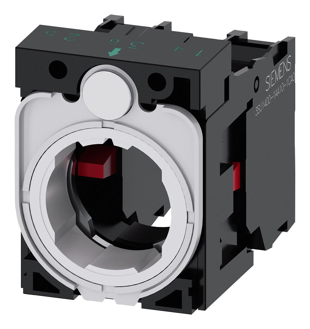 3SU1500-1AA10-1PA0 HOLDER, 3-WAY, PB SWITCH/INDICATOR LIGHT SIEMENS