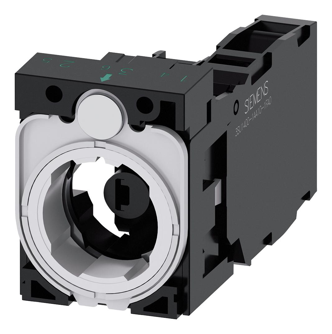 3SU1501-1AG20-1FA0 HOLDER, 3-WAY, PB SWITCH/INDICATOR LIGHT SIEMENS