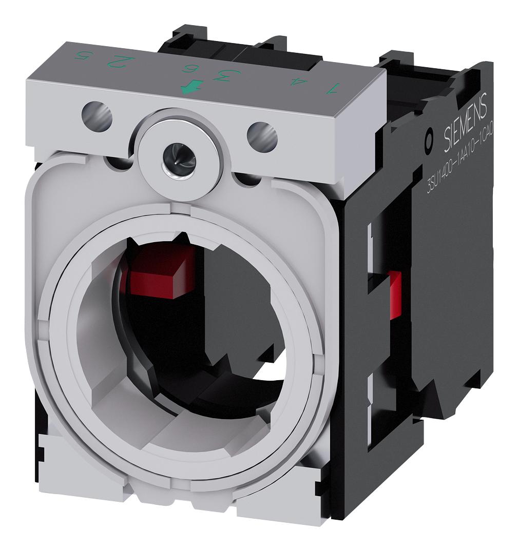 3SU1550-1AA10-1PA0 HOLDER W/MOD, 3-WAY, PB SW/INDICATOR LIG SIEMENS