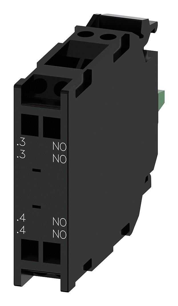 3SU1400-1AA10-3NA0 SW CONTACT BLOCK, 2P, 10A, 110VAC/SPRING SIEMENS