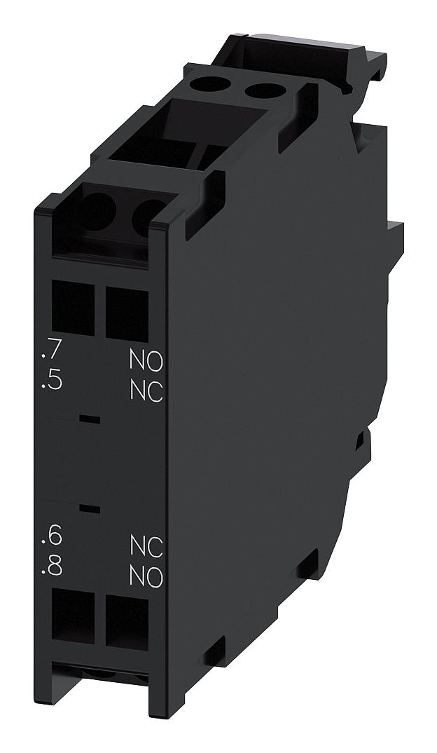 3SU1400-1AA10-3RA0 SW CONTACT BLOCK, 2P, 10A, 110VAC/SPRING SIEMENS