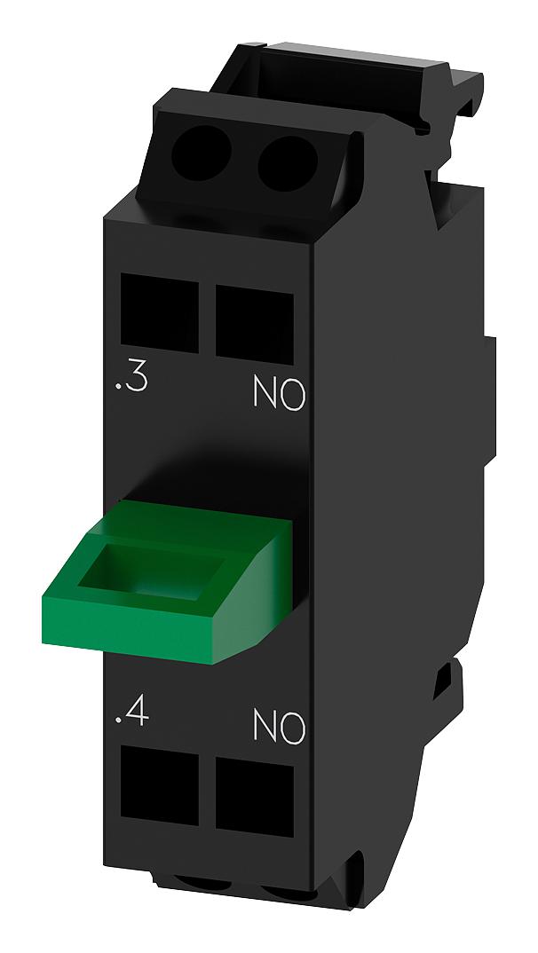 3SU1400-2AA10-3LA0 SW CONTACT BLOCK, 1P, 10A, 110VAC/SPRING SIEMENS